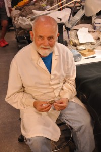 Jerry Golden, a volunteer fossil preparator at the Natural History Museum of Utah, prepared the new fossil turtle specimen, Arvinachelys goldeni, named in his honor.